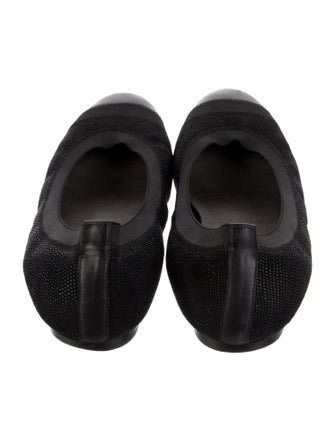 Stuart Weitzman Grosgrain Trim Ballet Flats