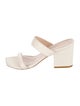 Stuart Weitzman Leather Slides