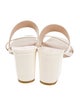 Stuart Weitzman Leather Slides