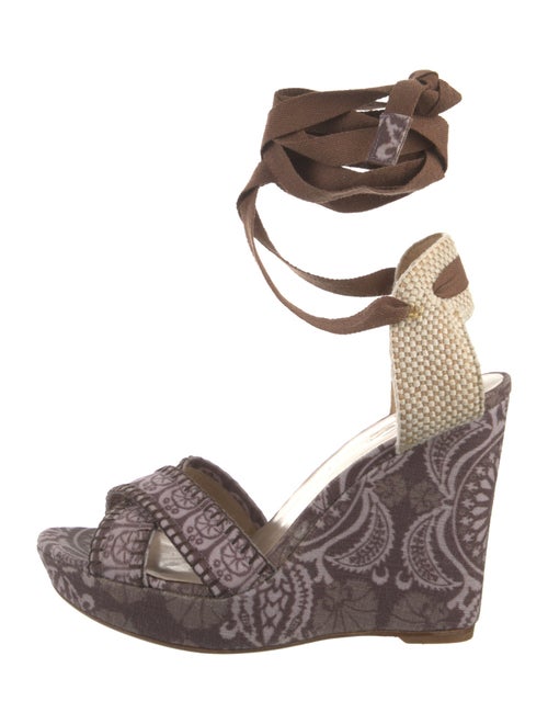 Stuart Weitzman Animal Print Espadrilles