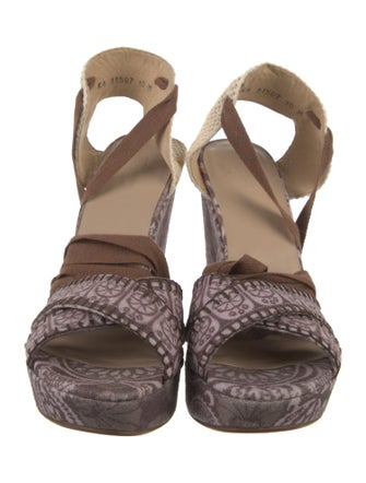 Stuart Weitzman Animal Print Espadrilles