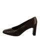 Stuart Weitzman Embossed Leather Pumps