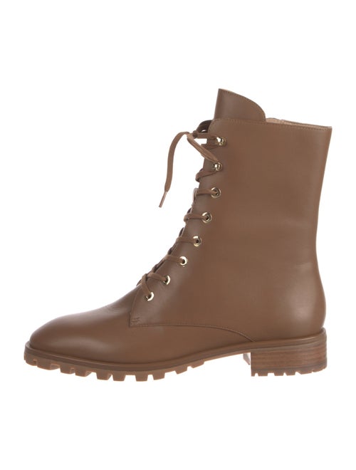 Stuart Weitzman Leather Combat Boots