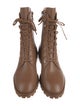 Stuart Weitzman Leather Combat Boots