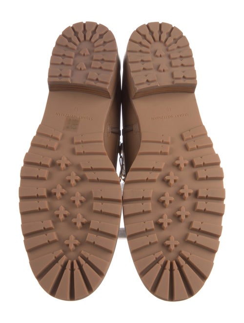 Stuart Weitzman Leather Combat Boots