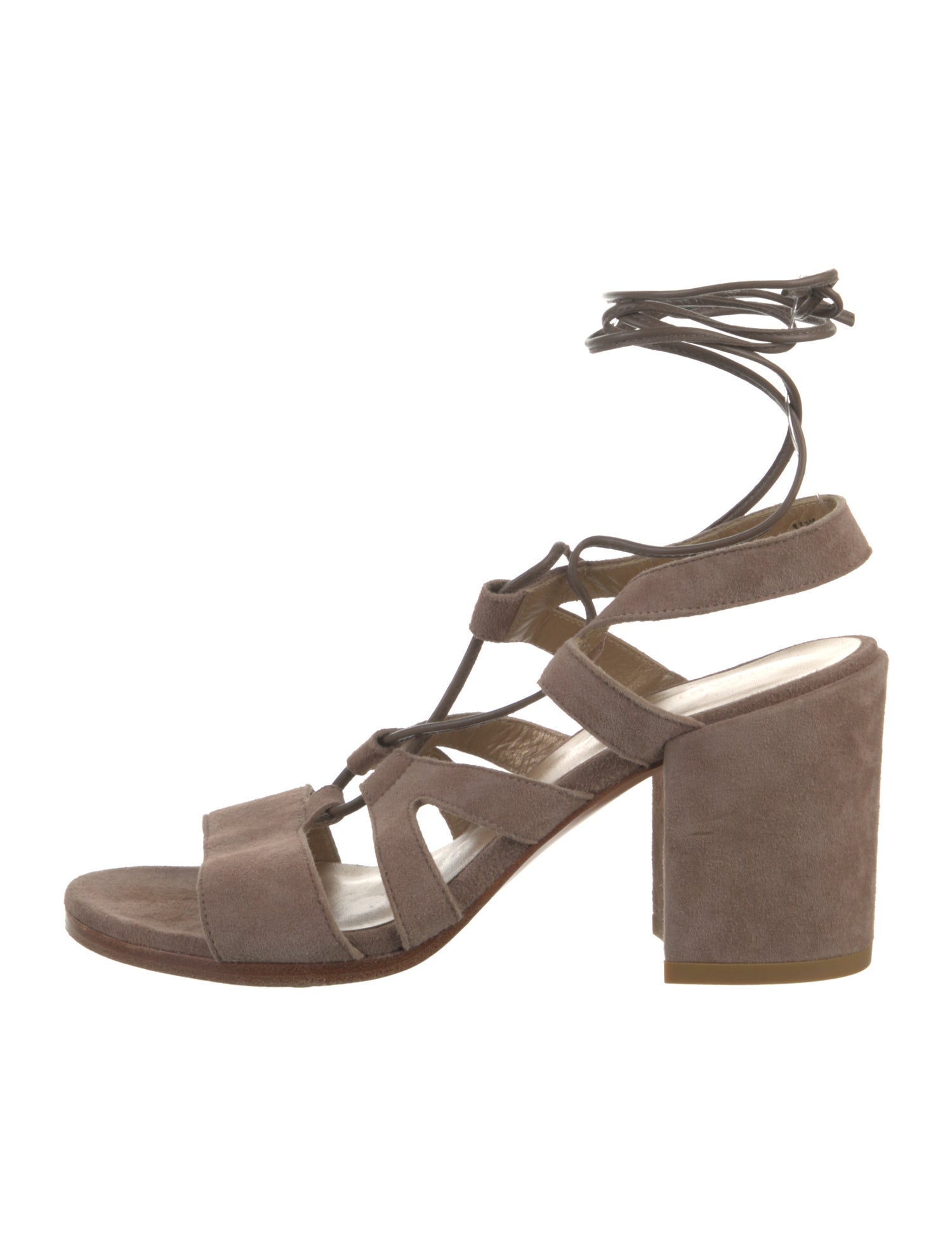 Stuart Weitzman Suede Gladiator Sandals