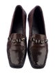 Stuart Weitzman GG Embossed Leather Loafers