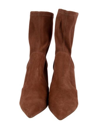 Stuart Weitzman Suede Sock Boots