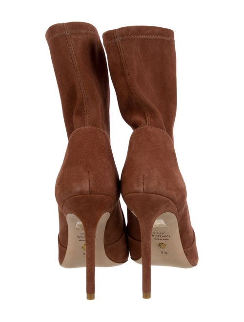 Stuart Weitzman Suede Sock Boots
