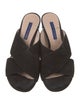 Stuart Weitzman Suede Slides