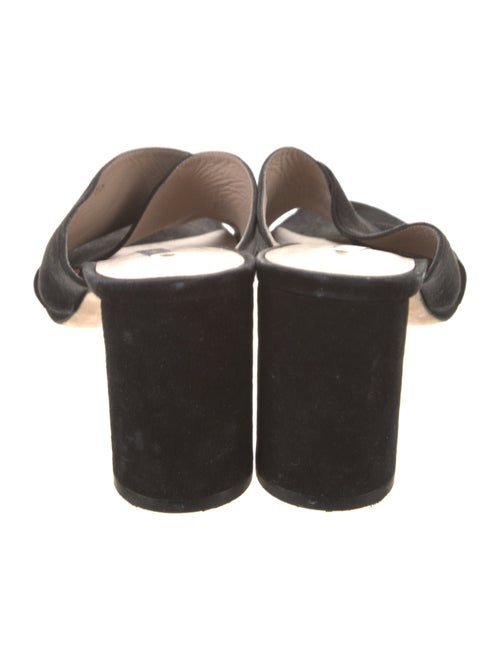 Stuart Weitzman Suede Slides