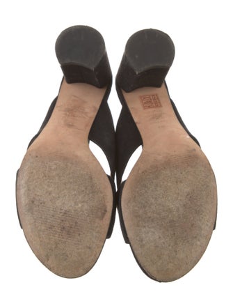 Stuart Weitzman Suede Slides