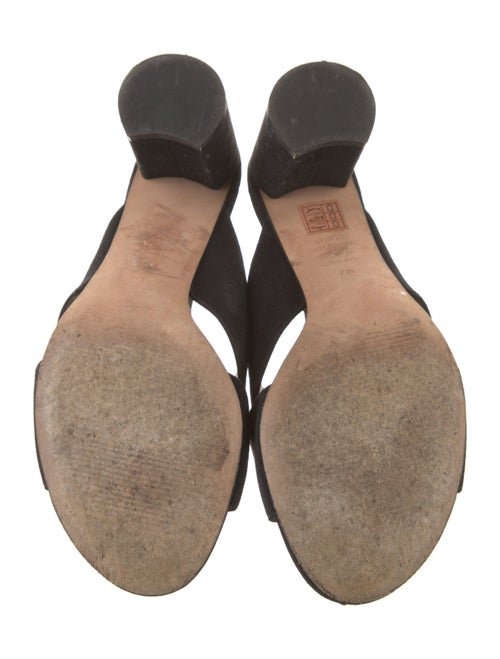 Stuart Weitzman Suede Slides