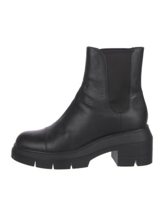 Stuart Weitzman Leather Chelsea Boots