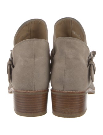 Stuart Weitzman Suede Moto Boots