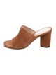 Stuart Weitzman Suede Slides