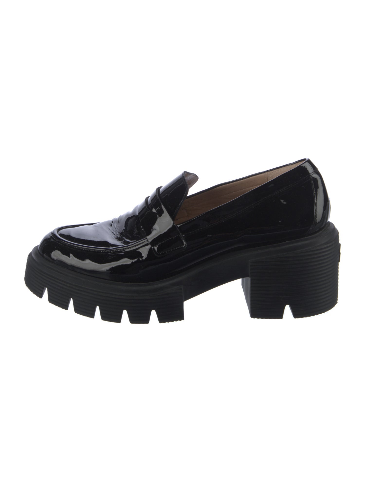 Stuart Weitzman Patent Leather Loafers