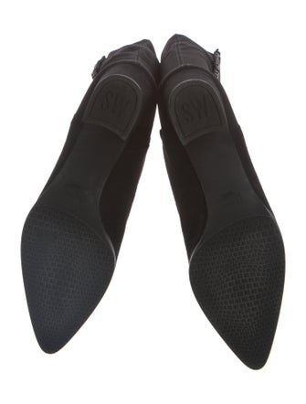 Stuart Weitzman Suede Studded Accents Boots