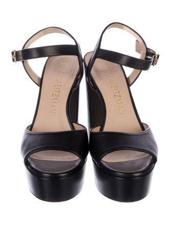 Stuart Weitzman Patent Leather Slingback Pumps