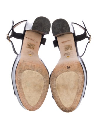 Stuart Weitzman Patent Leather Slingback Pumps