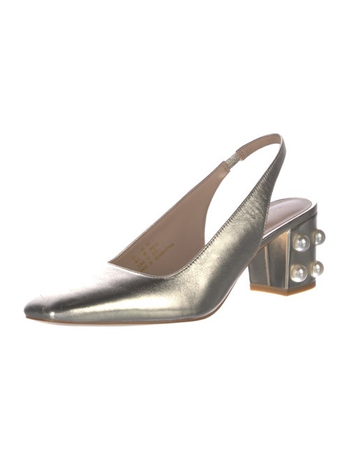 Stuart Weitzman Leather Slingback Pumps