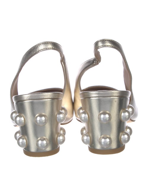 Stuart Weitzman Leather Slingback Pumps