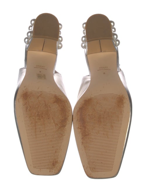 Stuart Weitzman Leather Slingback Pumps