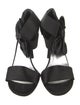 Stuart Weitzman Satin Bow Accents Sandals