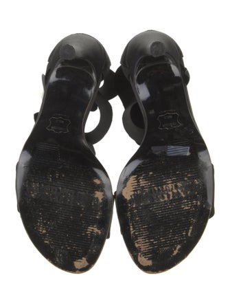 Stuart Weitzman Satin Bow Accents Sandals