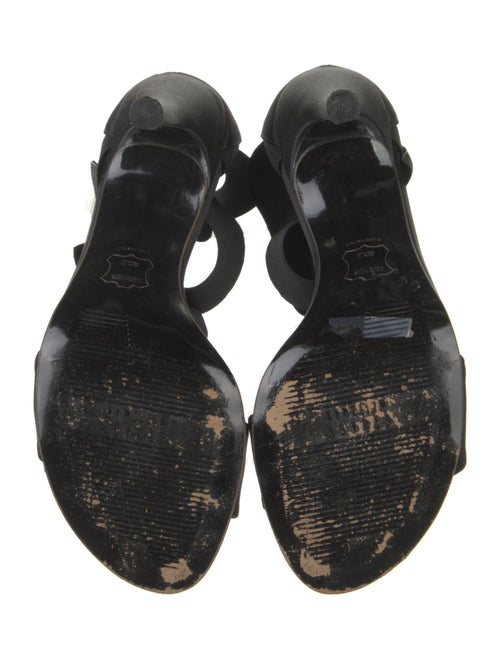 Stuart Weitzman Satin Bow Accents Sandals