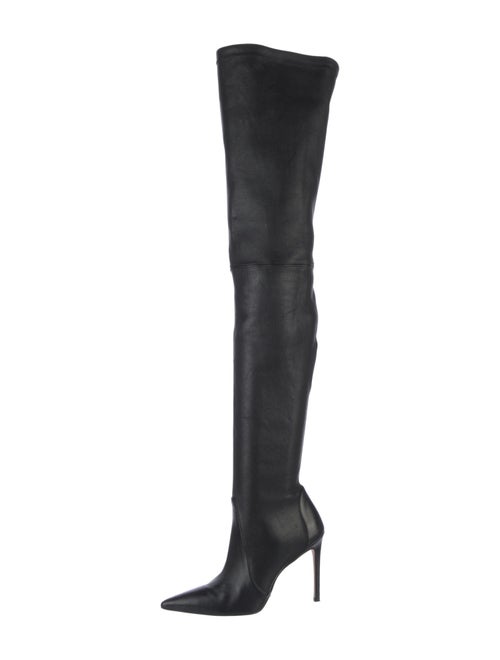 Stuart Weitzman Leather Sock Boots
