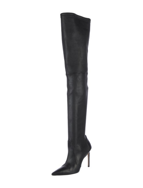 Stuart Weitzman Leather Sock Boots