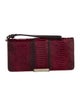 Stuart Weitzman Embossed Leather Wristlet