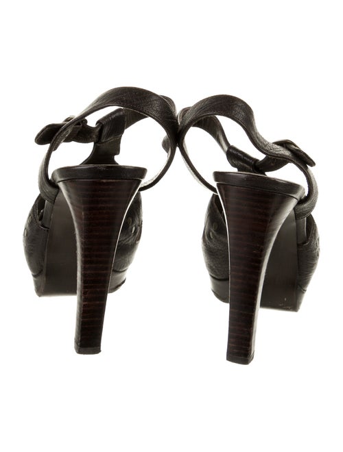 Stuart Weitzman Leather T-Strap Pumps