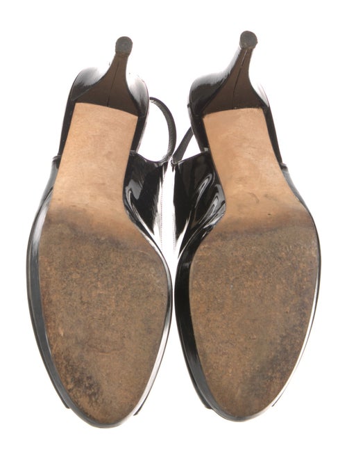 Stuart Weitzman Patent Leather Slingback Pumps