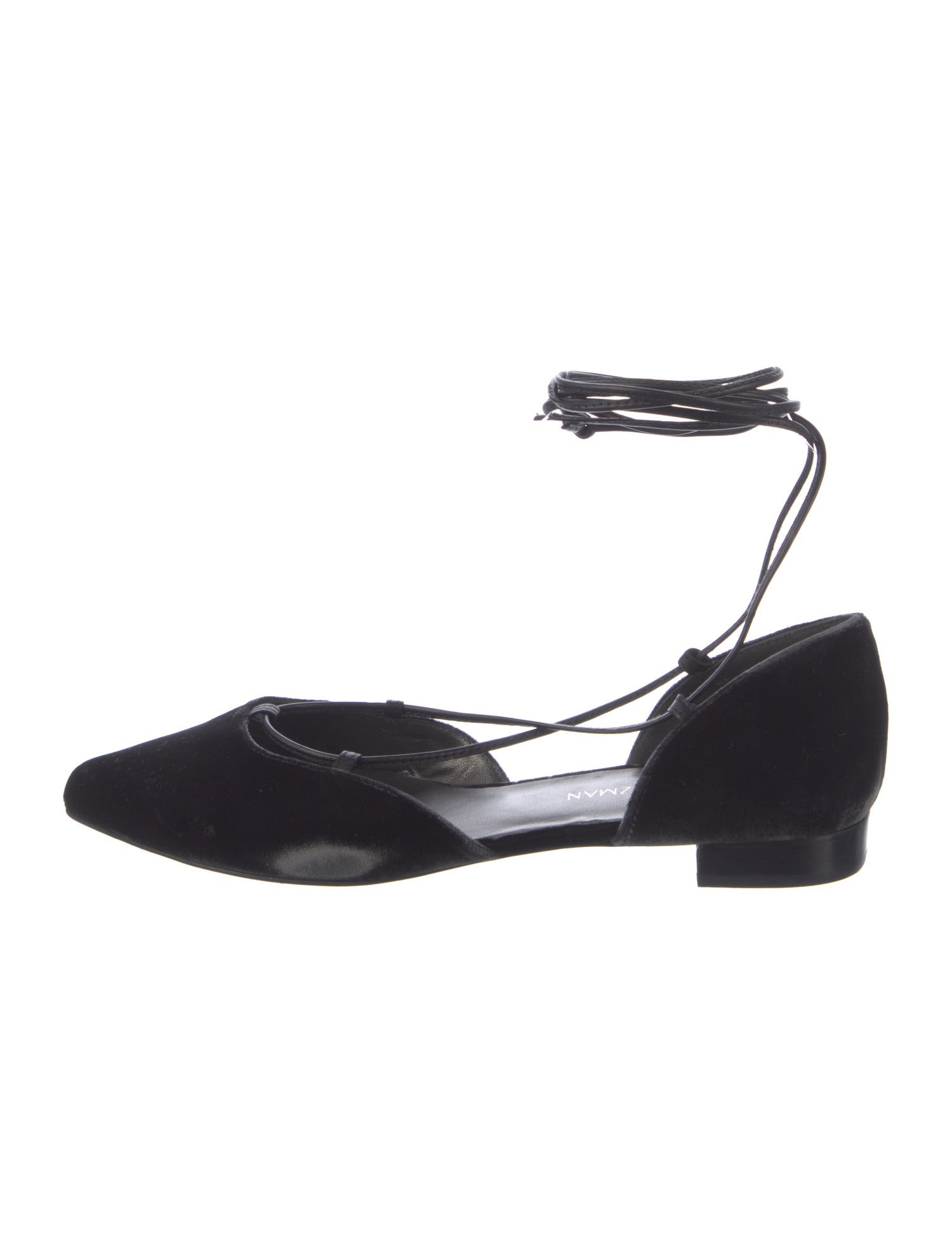 Stuart Weitzman Suede D'Orsay Flats