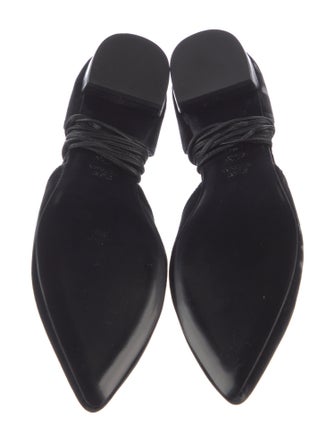 Stuart Weitzman Suede D'Orsay Flats