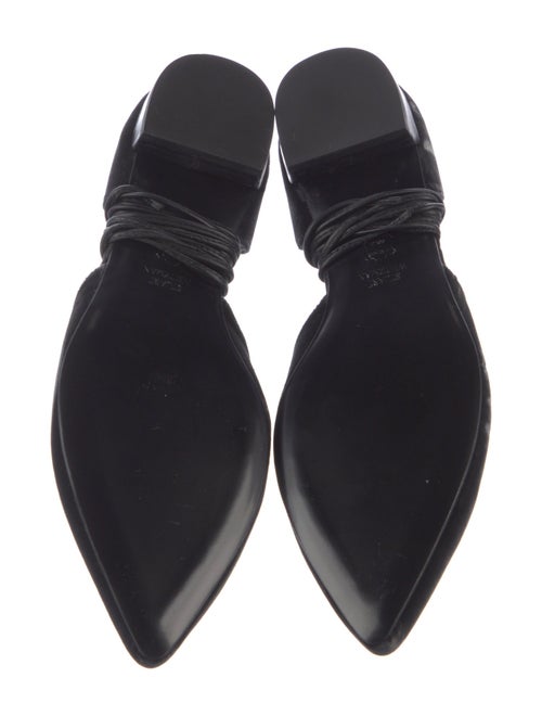 Stuart Weitzman Suede D'Orsay Flats