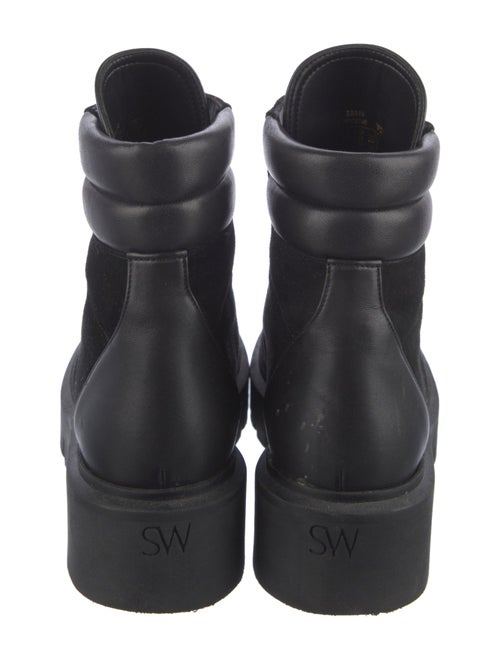 Stuart Weitzman Suede Combat Boots