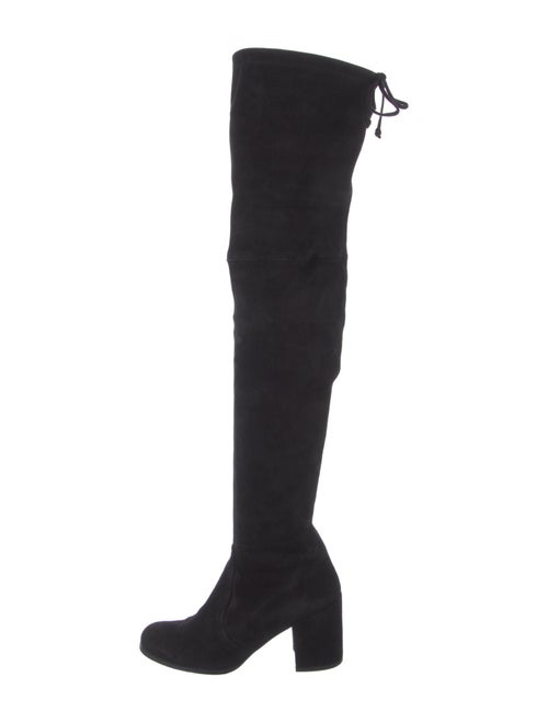 Stuart Weitzman Suede Lace-Up Boots
