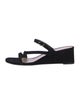 Stuart Weitzman Suede Slides