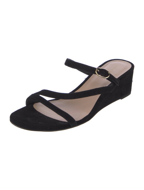 Stuart Weitzman Suede Slides