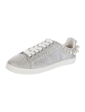 Stuart Weitzman Glitter Sneakers