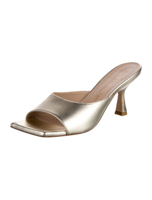 Stuart Weitzman Leather Slides