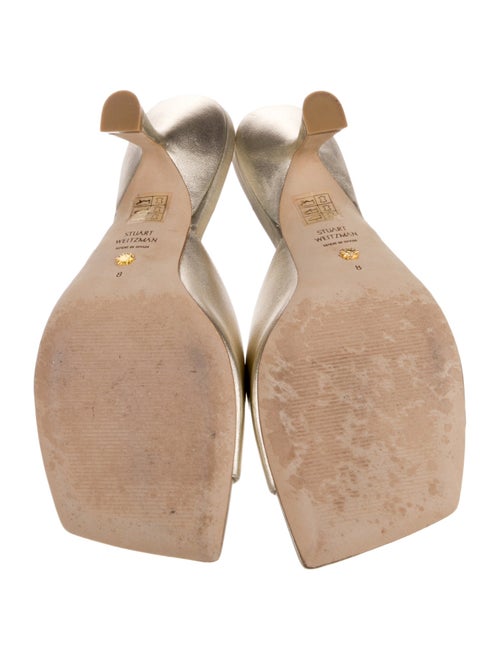 Stuart Weitzman Leather Slides