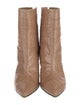 Stuart Weitzman Leather Animal Print Boots