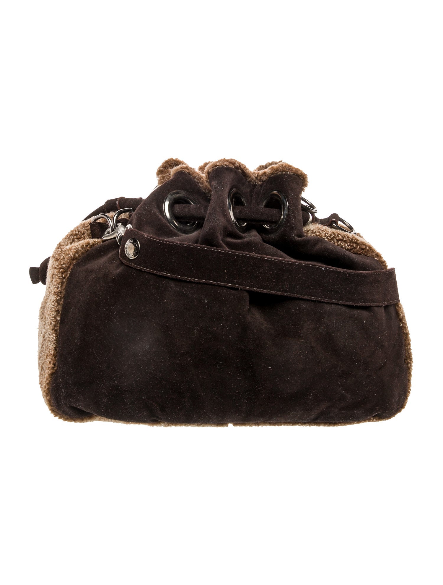 Stuart Weitzman Suede Evening Bag