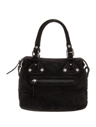Stuart Weitzman Suede Top Handle Bag