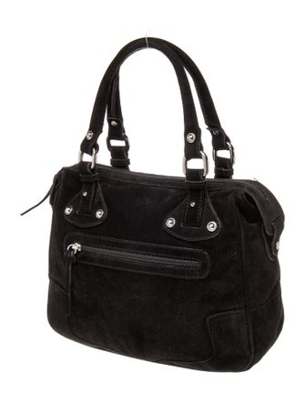 Stuart Weitzman Suede Top Handle Bag