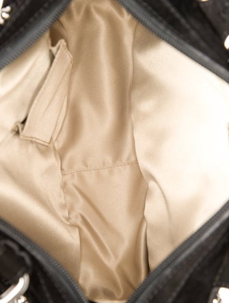 Stuart Weitzman Suede Top Handle Bag